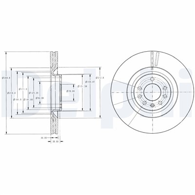 DELPHI BG9098 EAN: 5012759467411.