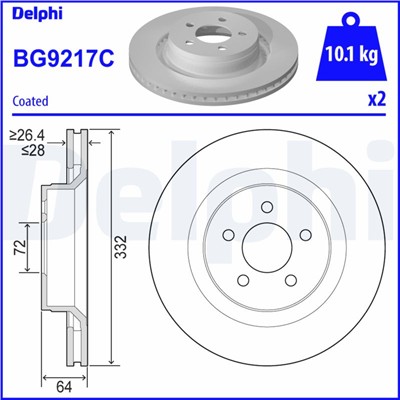DELPHI BG9217C EAN: 5012759989883.