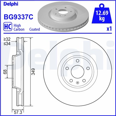 DELPHI BG9337C EAN: 5012759550458.