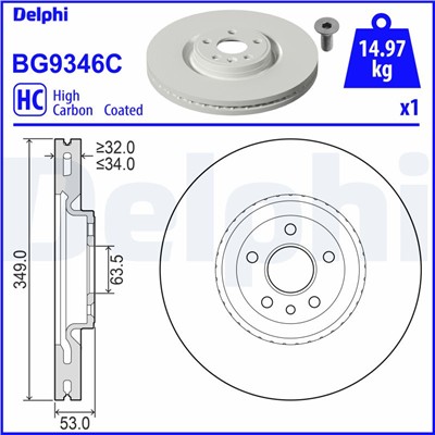 DELPHI BG9346C EAN: 5012759551295.