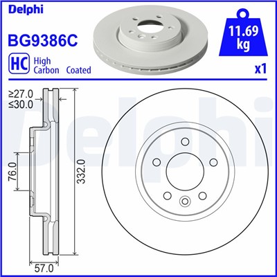 DELPHI BG9386C EAN: 5012759559987.