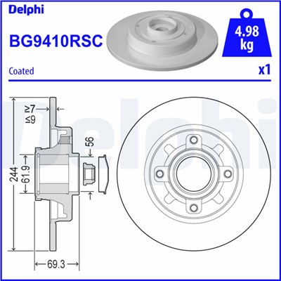 DELPHI BG9410RSC EAN: 5012759556276.