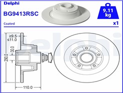 DELPHI BG9413RSC