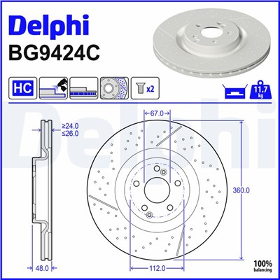 DELPHI BG9424C