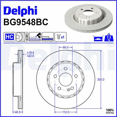 DELPHI BG9548BC