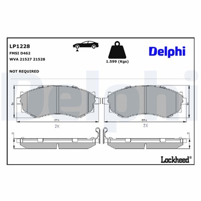 DELPHI LP1228 EAN: 5012759067420.