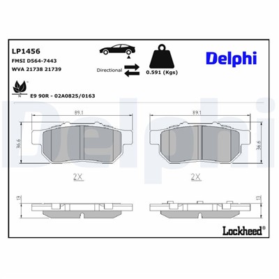 DELPHI LP1456 EAN: 5012759094297.
