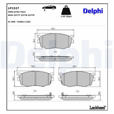 DELPHI LP1527 EAN: 5012759121955.