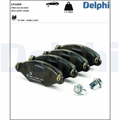 DELPHI LP1699 EAN: 5012759170830.