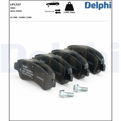 DELPHI LP1727 EAN: 5012759227008.