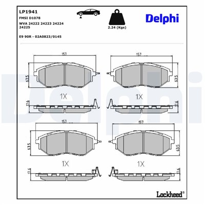 DELPHI LP1941 EAN: 5012759360194.
