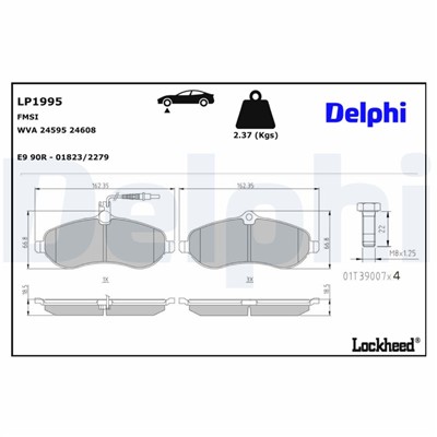 DELPHI LP1995 EAN: 5012759416235.
