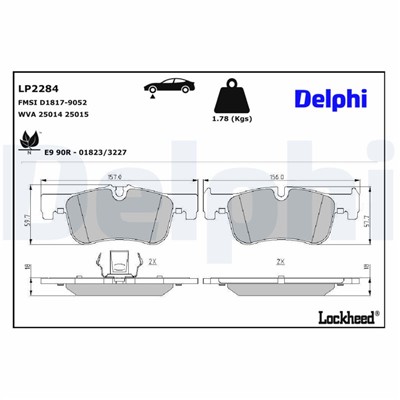 DELPHI LP2284 EAN: 5012759471197.