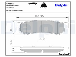 DELPHI LP2502