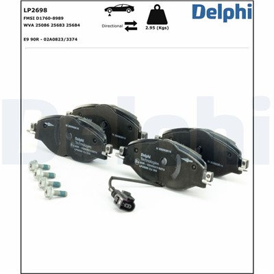 DELPHI LP2698 EAN: 5012759508121.