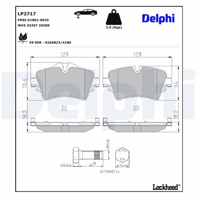 DELPHI LP2717 EAN: 5012759527993.