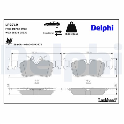 DELPHI LP2719 EAN: 5012759519745.