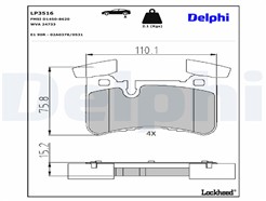 DELPHI LP3516