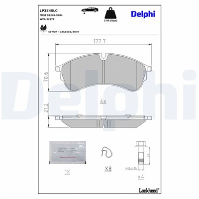 DELPHI LP3545LC EAN: 5012759634035.