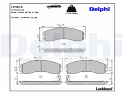 DELPHI LP3616