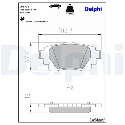 DELPHI LP3731