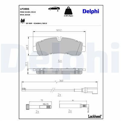 DELPHI LP3886