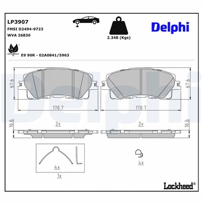 DELPHI LP3907