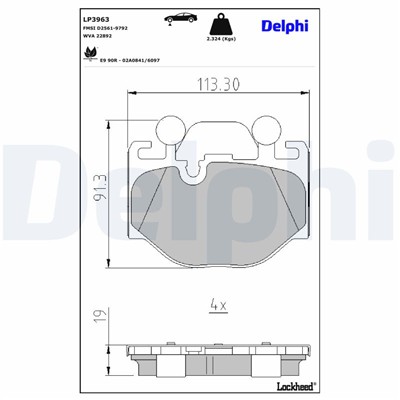 DELPHI LP3963