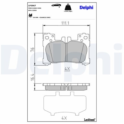 DELPHI LP3967