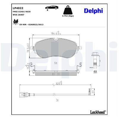 DELPHI LP4022