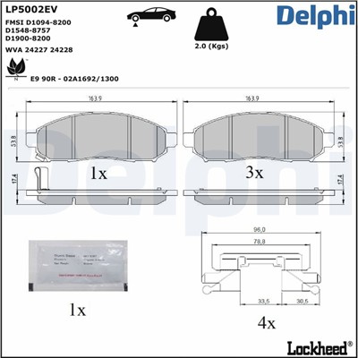 DELPHI LP5002EV