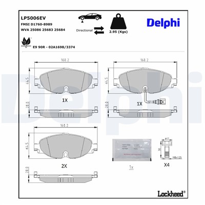 DELPHI LP5006EV EAN: 5012759554821.