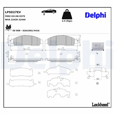 DELPHI LP5027EV