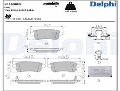 DELPHI LP5038EV