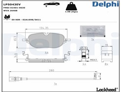 DELPHI LP5043EV