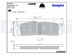 DELPHI LP624