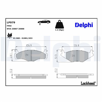 DELPHI LP979 EAN: 5012759925454.
