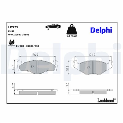 DELPHI LP979 EAN: 5012759925454.