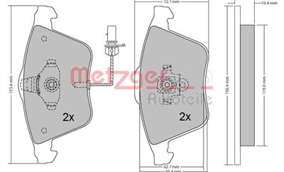 METZGER 1170099 Číslo výrobce: 23763. EAN: 4250032667894.