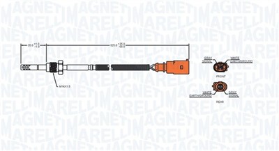 MAGNETI MARELLI 172000013010 Číslo výrobce: STS0013. EAN: 8001063922003.