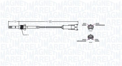 MAGNETI MARELLI 172000223010 Číslo výrobce: STS0223. EAN: 8001063813295.