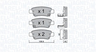 MAGNETI MARELLI 363916060891 Číslo výrobce: PF0891. EAN: 8001063977171.