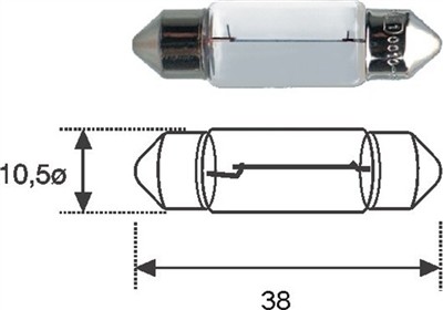 MAGNETI MARELLI 009418100000 Číslo výrobce: C5W 12V. EAN: 8001063279442.