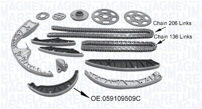 MAGNETI MARELLI 341500001590 Číslo výrobce: MCK1590.