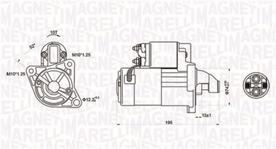 MAGNETI MARELLI 063721096010 Číslo výrobce: MQS1096. EAN: 8001063970547.