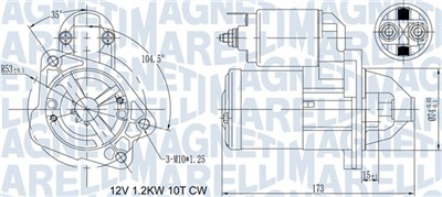 MAGNETI MARELLI 063721469010 Číslo výrobce: MQS1469. EAN: 8050947003192.