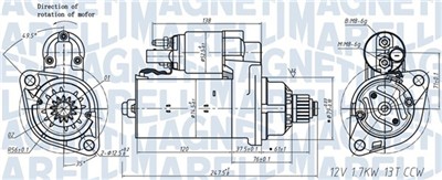 MAGNETI MARELLI 063721508010 Číslo výrobce: MQS1508. EAN: 8050947084184.