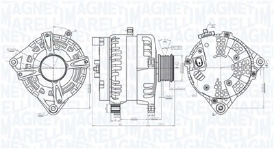 MAGNETI MARELLI 063731513010 Číslo výrobce: MQA1513. EAN: 8050947160178.