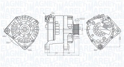 MAGNETI MARELLI 063732041010 Číslo výrobce: MQA2041. EAN: 8050947160857.