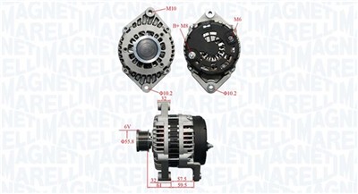 MAGNETI MARELLI 063735380010 Číslo výrobce: MQA5380. EAN: 8050947050974.